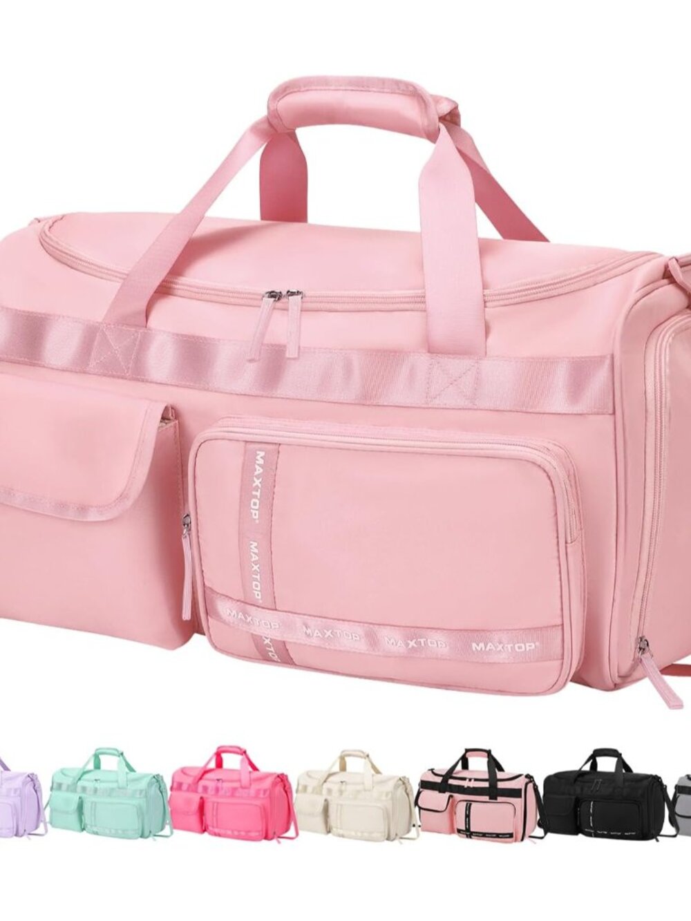 Large Gym Bag for Women Men Duffle Bag With Wet Dry Separation | Shoe Compartmen
